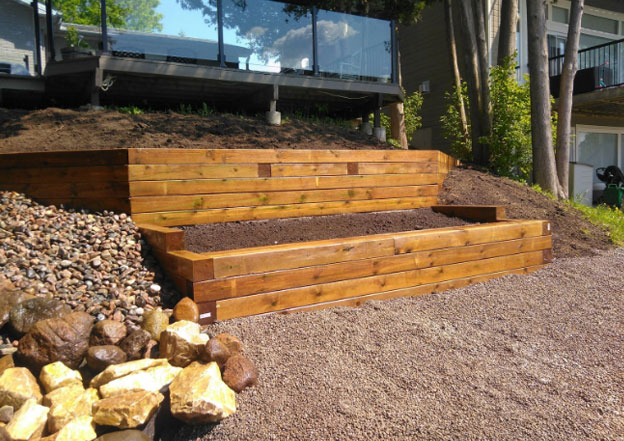 Retaining Walls & Grading in Stouffville
